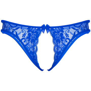 Crotchless T-back Gay Panties With Floral Prind and Lace / Hollow Out Homme Thong Male Underpants - EVE's SECRETS